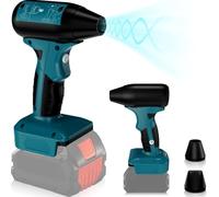 Mini ventilatore turbo per Bosch GBA Professional 18 V, mini ventilatore a 4 velocità, ventilatore industriale, per pulizia, asciugacapelli, auto, campeggio (senza batteria)
