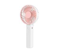 Mini Ventilatore USB Elettrico Portatile Raffreddatore D'aria Da Tavolo Ricaricabile Raffreddamento Esterno Viaggio For Ufficio A Casa Vento Forte(Pink)