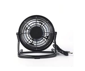 Mini Ventilatore USB Moda Estiva Ventole Di Raffreddamento Desktop Silenziose Ventola Girevole A 180 ° For Computer PC Portatile Notebook Vento Forte(Black)