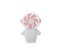 Mini ventilatore USB piccolo Ventilatore portatile da tavolo Vento forte(Astronaut Powder)