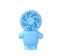 Mini ventilatore USB piccolo Ventilatore portatile da tavolo Vento forte(Cute Baby Blue)