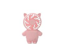 Mini ventilatore USB piccolo Ventilatore portatile da tavolo Vento forte(Space Cat)
