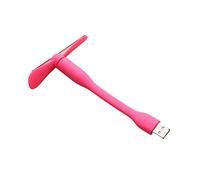 Mini ventilatore USB portatile pieghevole multifunzionale for vento forte(Pink)