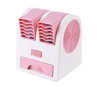 Mini Ventilatore USB Raffreddatore D'aria Da Tavolo Condizionatore Umidificatore Purificatore Ventole Di Raffreddamento For Home Office Elettrico Silenzioso Portatile Freschezza A Lunga Durata(Pink)