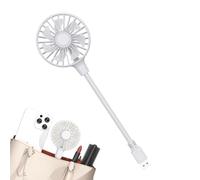Mini ventilatore USB, silenzioso, flessibile, portatile, plug and play, ventilatore personale, dispositivo di raffreddamento leggero per power bank, laptop, PC, casa, ufficio, scuola, viaggi