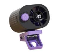 Mini Ventola A Clip: Fornisce Un Raffreddamento Personale Istantaneo Del Flusso D'aria | Design Compatto E Sicuro Senza Lama | Batteria Ricaricabile USB Da 1800 MAh + Motore Efficiente Da 5 W