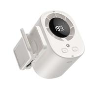 Mini ventola a clip personale - Raffreddatore d'aria silenzioso con schermo LED, gadget di raffreddamento compatto e indossabile, ventola versatile montata sul collo del tavolo | Forte uscita del vent