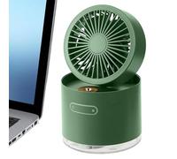 Mini Ventola Con D'acqua, Ventola Da Scrivania Regolabile Con Luce Notturna | Di Viaggio, Della Scrivania Piccoli Silenziosi, USB, Mini, Della Scrivania USB Per La Scuola Da