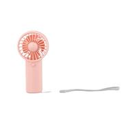 Mini ventola di raffreddamento portatile con un design ergonomico, adatta per studenti in cerca di comfort (rosa)