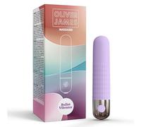 Mini vibratore bullet di Oliver James - Ricaricabile, impermeabile, 10 modalità di piacere, silicone sicuro, sex toy discreto per donne, 9,6 × 1,8 cm, (lilla pastello)