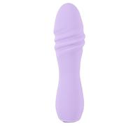 Mini Vibratore Cuties Viola Waterproof USB 10 Vibrazioni Silicone Flessibile