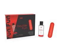 Mini Vibratore Double Fun e Lubrificante 50 ml