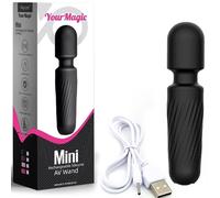 Mini Vibratore Massaggiatore Vaginale Donna Stimolatore Clitoride Silicone Nero