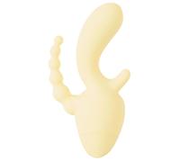 Mini Vibratore Triplo Cuties Vagina Clitoride Ano 10 Modi USB