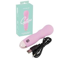 Mini vibratore vaginale in silicone ricaricabile piccolo fallo dildo vibrante