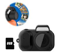Mini videocamera da 2 MP, mini fotocamera da pollice 1080p, con portachiavi, micro mini DV DVR da 2 MP, durata della batteria di 100 minuti, per foto di bambini e studenti
