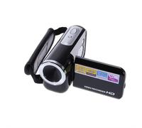 Mini videocamera DV portatile da 16 milioni di pixel con flash LED e zoom digitale da 2 pollici (nera)