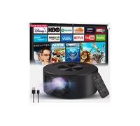 Mini videoproiettore Compact4K, supporto True4K per proiezioni video HD vivaci, connettività WiFi e Bluetooth per streaming senza interruzioni, Eye