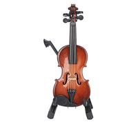 Mini violino modello, elegante mini strumento musicale, bello e pratico con valigetta standard Mini per l'ufficio di casa