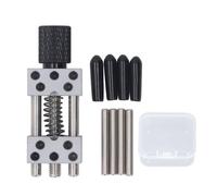 Mini Vise Morsetto | Alta Accuracy Adjustable in metallo da 3 cm | Riparazione di gioielli/strumenti elettronici/Craft | Costruzione in lega in acciaio con 4 aste e scatola di stoccaggio MS096