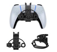 Mini volante il controller per PS5, volante da corsa Gamepad Controllore ausiliario del gioco Joystick Simulator Gamepad (Bianco)