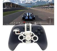 Mini Volante per GameSir Nova Lite, Accessori di Ricambio per Simulatore di Volante da Corsa Ausiliario per Controller di Gioco (Bianco)