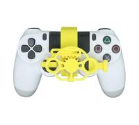 Mini volante per PS4, stampa 3D Ruote da corsa Mini volante da gioco di ricambio accessori per PS4 (Oro metallizzato)
