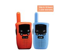 Mini walkie talkie per bambini, dispositivi portatili, 1 blu, 1 arancione