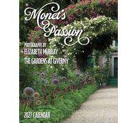 Mini Wall Calendar 2027, Monet's Passion: The Gardens at Giverny, 12 Months, Grid Design Featuring 12 Artworks