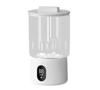 Mini Washer, Underwear Cleaner, Panty Machine, Battery Operated Unit, 1L Compact Capacity, ABS PP Shell Build, White Travel-Friendly Device, Use for Dormitory, Apartment, RV, Camping, Home