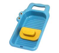 Mini Washing Board, Portable Manual Handheld Crocodile Design for Kids, Training Hand Wash Board for Dorm, Travel, Camping, Home, School, Lightweight Laundry Tool for Hands-On Washing