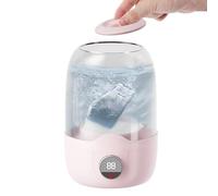 Mini Washing Machine, Washer Device, 2000 mAh ricaricabile Laundry Cup, 5,59 x 8,27 Reusable Gentle Cleaning Solution for Baby Clothes, Socks Towels Braccio and Travel