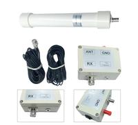 Mini Whip Antenna a onde corte Set per VLF LF HF VHF Antenna Attiva con BF998 BCX54 Circuito Classe A 10kHz - 30MHz Connettore BNC 12-15V 150mA Nuclei in ferrite