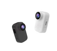 Mini WIFI Action Camera 4K HD Clip posteriore portatile Anti-shake Thumb Pocket Cam Video Body Recorder Videocamere sportive Magnete(WHITE)