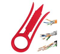 Mini Wire Stripper - 3.11 Inches, Cable Straightener Tool, Wire Pair Separator | Portable Network Cable Organizer, Electrician Crimping Helper For Automotive, Workshop, Home, Industry
