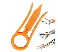 Mini Wire Stripper - 3.11 Inches, Cable Straightener Tool, Wire Pair Separator | Portable Network Cable Organizer, Electrician Crimping Helper For Automotive, Workshop, Home, Industry