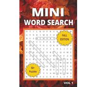 Mini Word Search Puzzle Book: 50+ Cozy Puzzles for Autumn, Halloween, and Thanksgiving | 4x6 inches | Great for Travel, Gifts & Seasonal Fun, Fall Edition