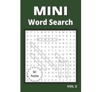 Mini Word Search Puzzle Book: Themed Word Searches with Easy to Read Print| 4x6 inches, 110 pages | Compact Travel Size | 50+ Relaxing Puzzles, Volume 2