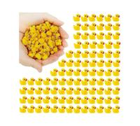 Mini Yellow Ducks Ducklings Tiny Duckies Garden Landscape Aquarium Dollhouse Potted Plants Decoration