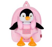 Mini Zaino "Be My Friend" con Peluche Penguin Perletti