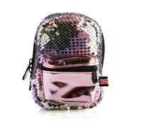 Mini zaino BooBoo funzionale e compatto con paillettes rosa con cinturino elasti