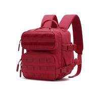 Mini zaino da 9L per uomo e donna, piccolo zaino per palestra, escursionismo, viaggi, sport, corsa, A04-Rosso, Small, Mini zaino tattico