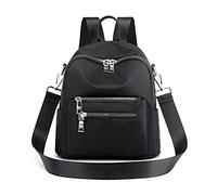 Mini zaino da donna alla moda leggero zaino zaino piccolo borsa a tracolla, nero, Small, Viaggiare