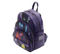 Mini zaino Disney Villains con tre tasche luminose e tracolla regolabile in ecop