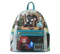 Mini zaino Loungefly con licenza ufficiale Disney Brave Merida Princess Scene