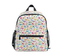 Mini zaino per bambini ragazzi ragazzi carino borsa per pannolini zaino con cinghia toracica vari aeroplani stile cartone animato