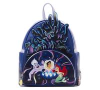 Mini zaino ufficiale La Sirenetta 1989 Ursula Lair Glow in pelle vegana