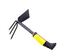 Mini zappa da giardino - Mini zappa da giardino multifunzione 2 in 1 Rastrello Rastrello da giardino Giardinaggio all'aperto Pala a doppio uso Vanga Strumento di scavo portatile per allentare il terre