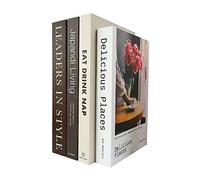 MINI ZOZI Libri finti per la decorazione del libro falso decorazione libri decorativi per la casa libreria libro preppy set di decorazioni per la casa decorazioni per tavolino da caffè per soggiorno