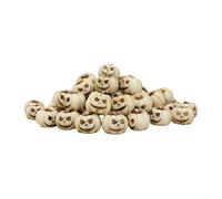 Mini zucche sporche fatte a mano in resina per Halloween, adatte per progetti creativi fai da te, decorazioni da tavolo e accessori per la casa delle bambole (zucca bianca)